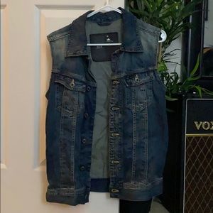 G-Star Cut Off Denim Vest